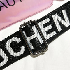 Women Crossbody Bags High Letter Laser Small Square Shoulder PVC Jelly