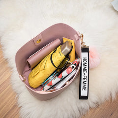 Women Crossbody Bags Large Bucket Mini Wide Strap Shoulder Handbags
