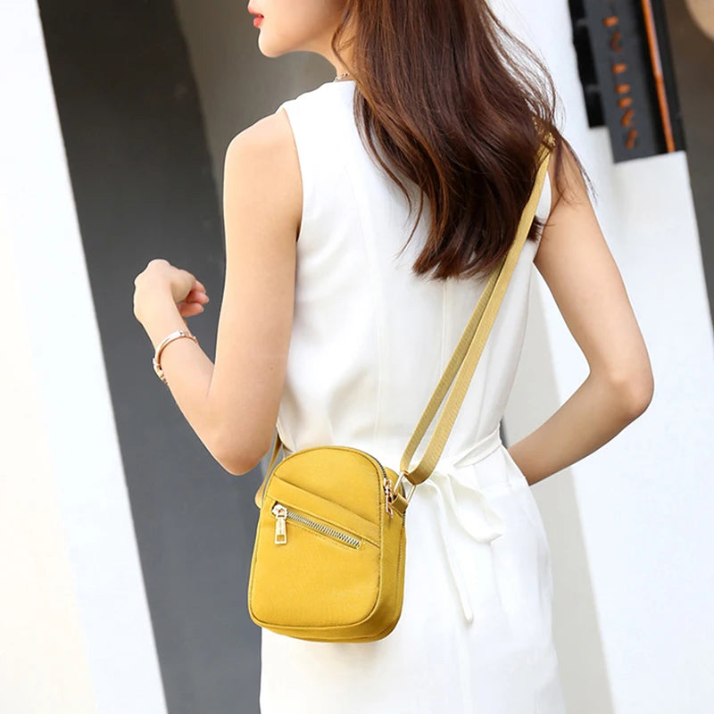 Women Crossbody Bags Lightweight Small Oxford Cloth Cross-body Mobile Phone Shou