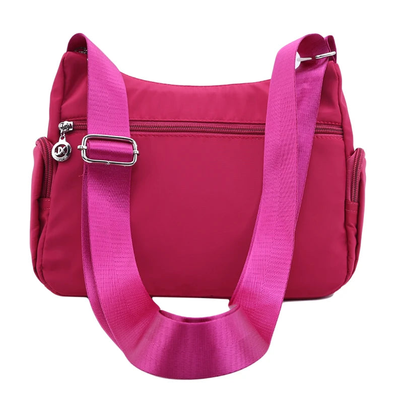 Women Crossbody Bags Messenger Chest Bag Waterproof Nylon Single Shoulder Strap