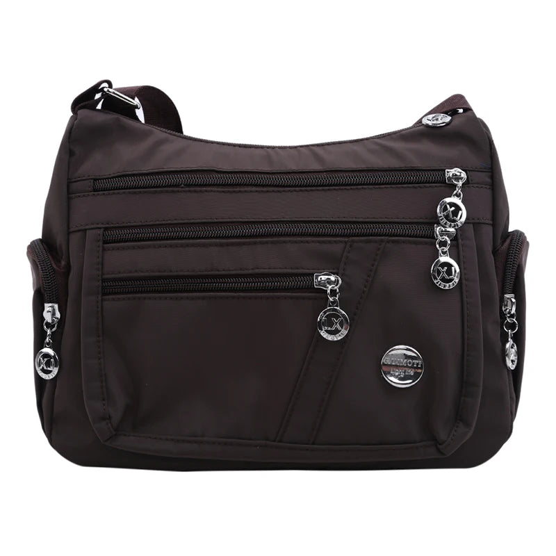 Women Crossbody Bags Messenger Chest Bag Waterproof Nylon Single Shoulder Strap