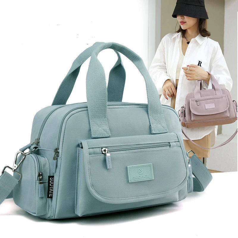Women Crossbody Bags Nylon Tote Shoulder Handbags Shopper Trip Purse Hobos Bags