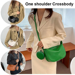 Women Crossbody Bags 2 in 1 Satchels Sling for Travel with Purse