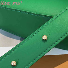 Small Square Leather Crossbody Bag for Lady Satchel