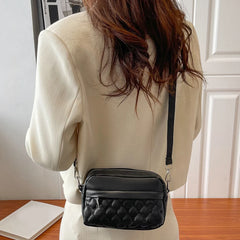 Women Crossbody Handbag 2-in-1 Shoulder Messenger Bag Leather Combo Set