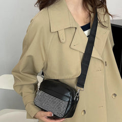 Women Crossbody Handbag 2-in-1 Shoulder Messenger Bag Leather Combo Set