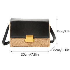 Women Crossbody Messenger Shoulder Bag Lady Casual Handbag Small Flap Bag