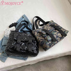 Women Crossbody Satchels Cotton Padded Handbag