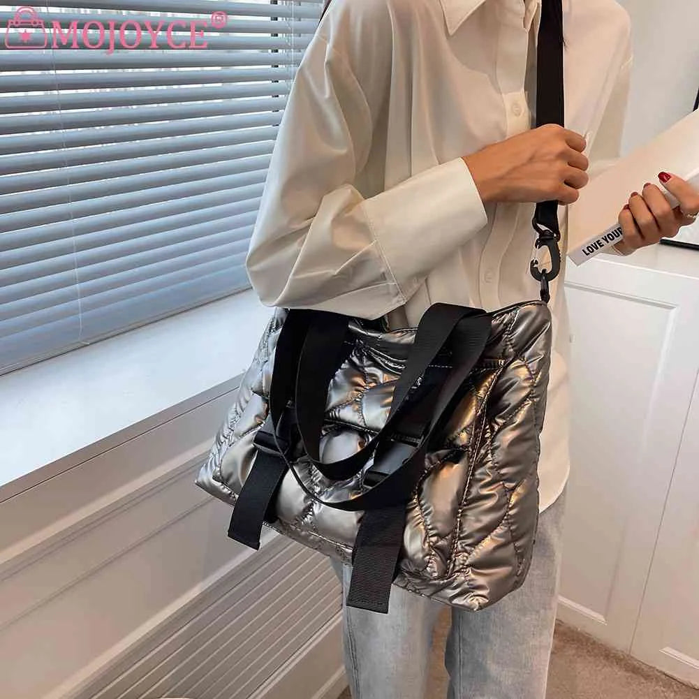 Women Crossbody Satchels Cotton Padded Handbag