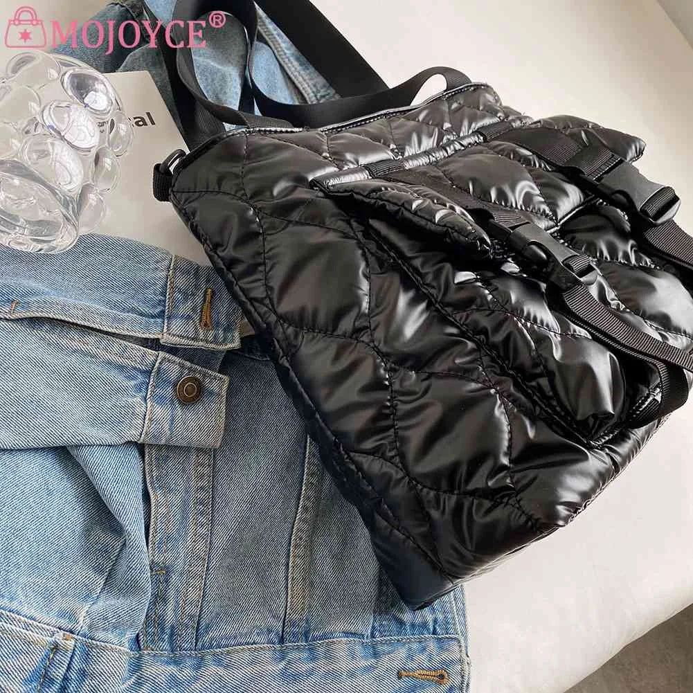Women Crossbody Satchels Cotton Padded Handbag