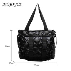 Women Crossbody Satchels Waterproof Nylon Large Capacity for Travel Shopping