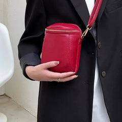 Women Small Leather Crossbody Shoulder Bag, Phone Bag