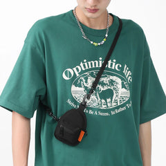 Waterproof Crossbody Shoulder Bag Small Sling Pack for Work Business