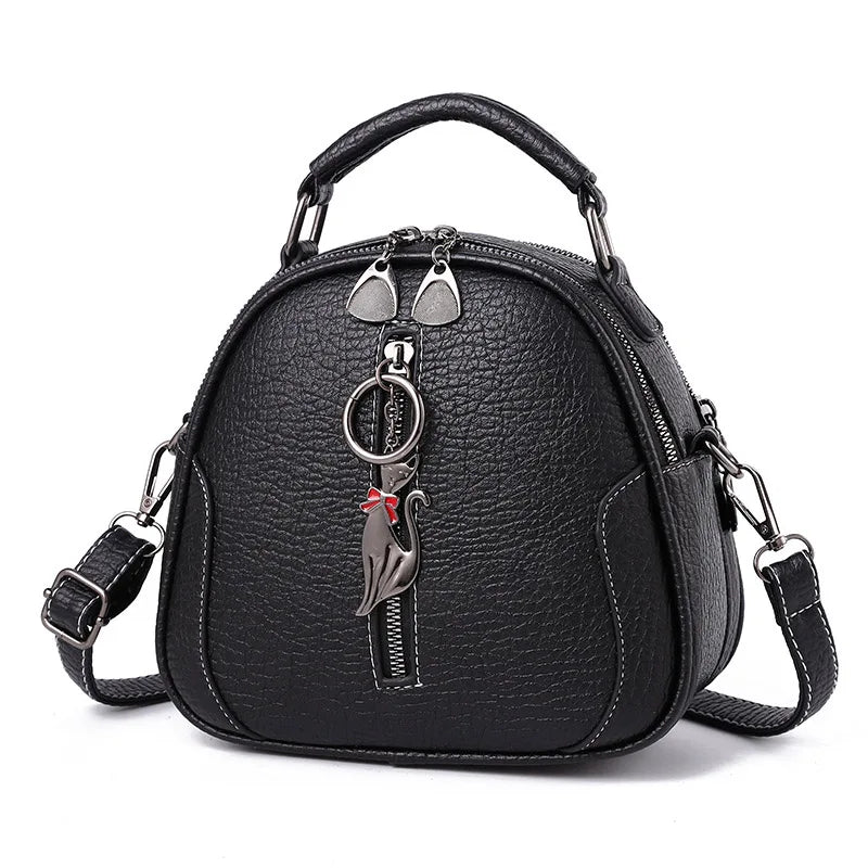 Women Crossbody Shoulder Bags Long Zipper Leather Messenger Bag