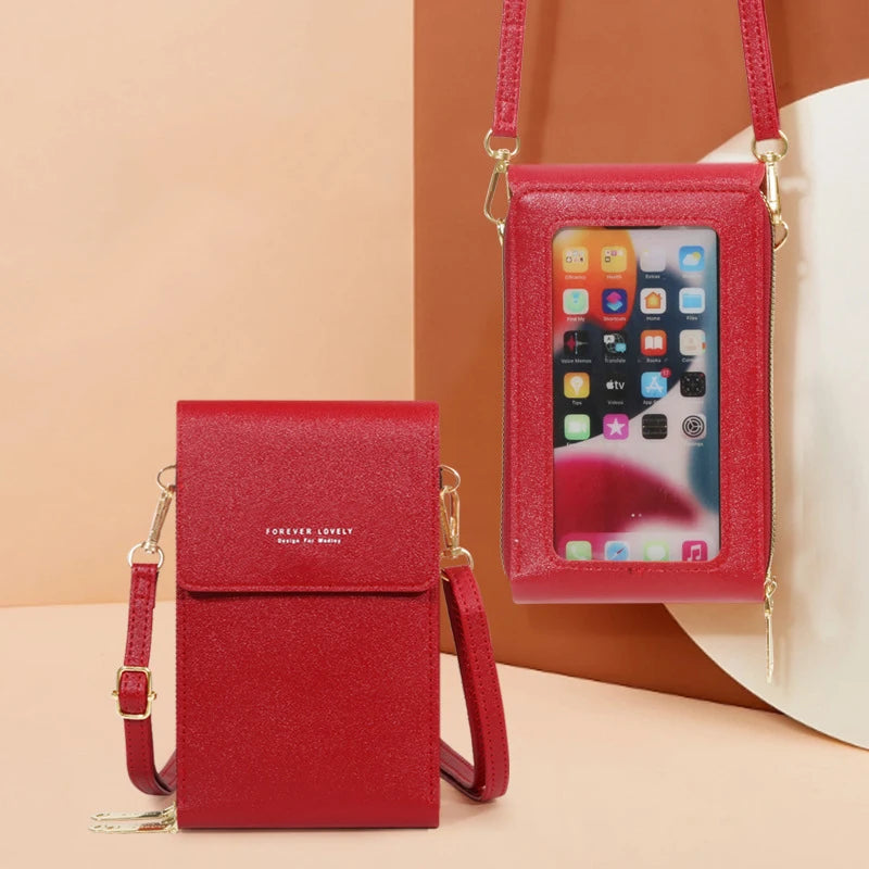 Women Crossbody Shoulder Bags Wallets Touch Screen Cell Phone Purse Handbag