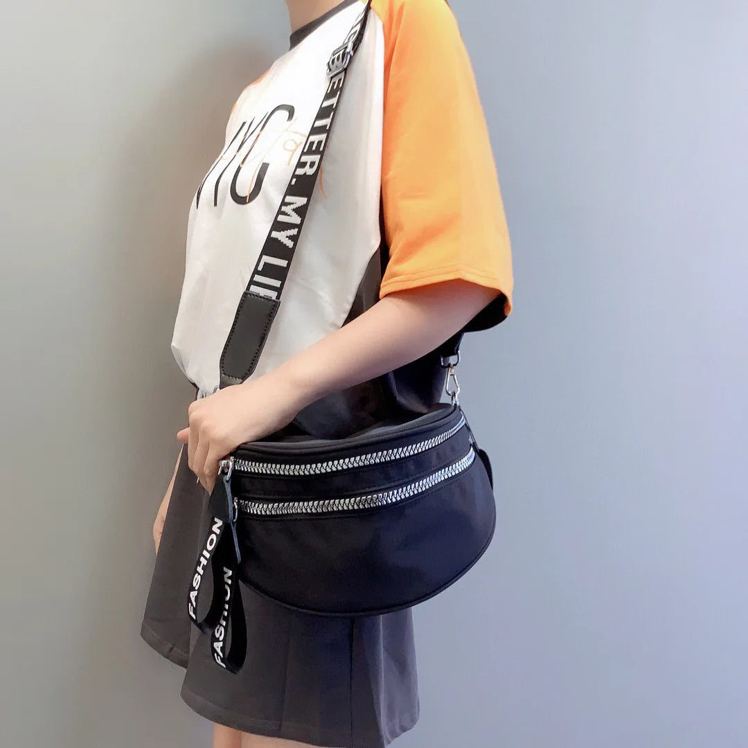 Women Crossbody Bag Oxford Cloth Shoulder Messenger Bag
