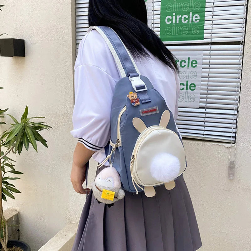 Plush Cartoon Cross Body Bag for Girls