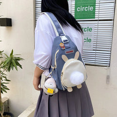 Plush Cartoon Cross Body Bag for Girls