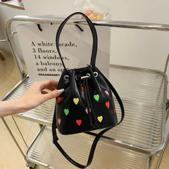 Girl Love Print Shoulder Bag Crossbody Bags