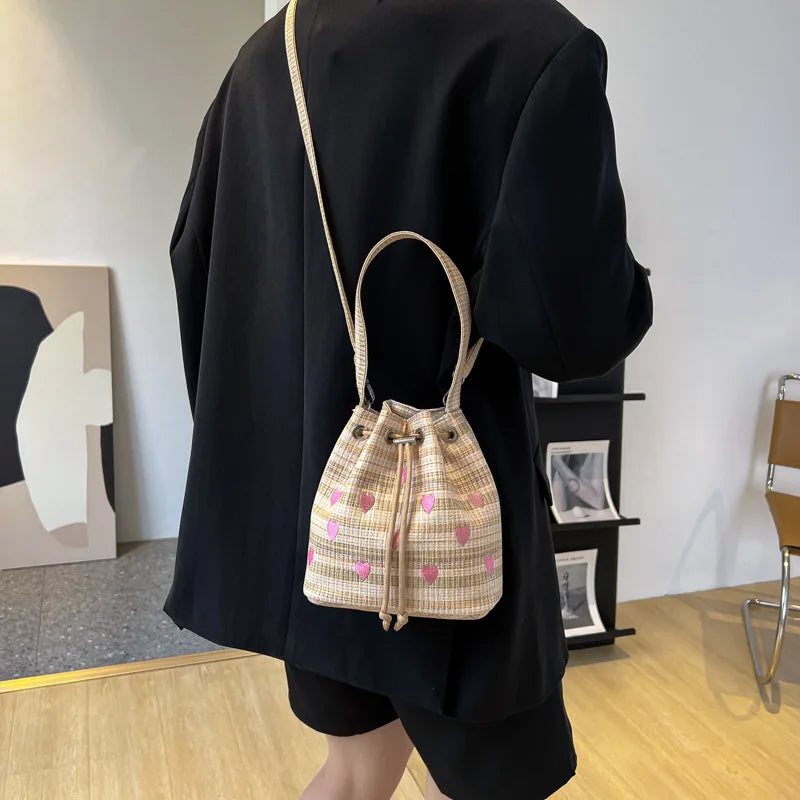 Girl Love Print Shoulder Bag Crossbody Bags