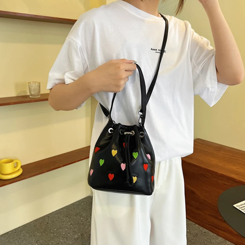 Girl Love Print Shoulder Bag Crossbody Bags