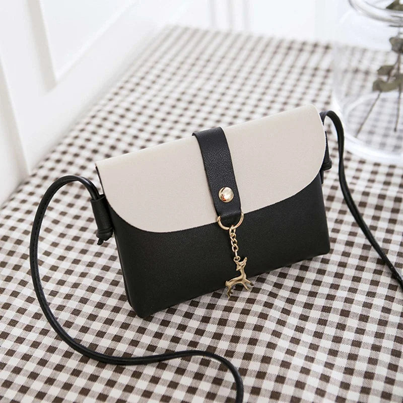 Women Deer Charm Diagonal Bag Handbags Casual Mini Bag