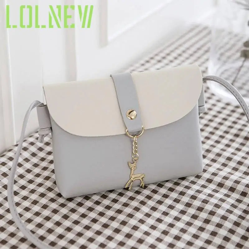 Women Deer Charm Diagonal Bag Handbags Casual Mini Bag