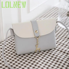 Women Deer Charm Diagonal Bag Handbags Casual Mini Bag