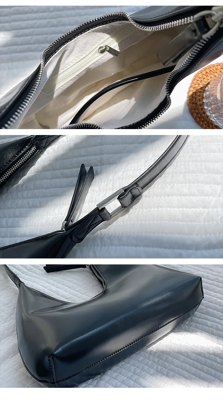 Women Hobo Shoulder Bags High PU Leather Purses And Handbags Female Casual