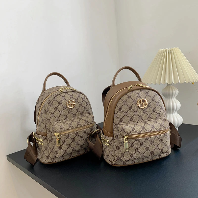 Women Printed Backpack Handbag Casual Shoulder Bags Girls Backpacks Purse