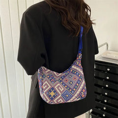 Women Shoulder Bag Vintage Crossbody Bag Large Capacity Handbag