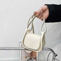 Women Shoulder Crossbody Handbag Small PU Leather Top-Handle Bags