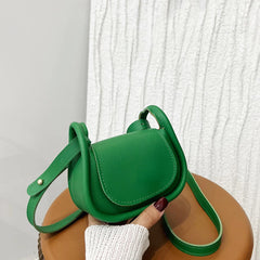 Women Shoulder Crossbody Handbag Small PU Leather Top-Handle Bags