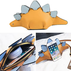 Women Dinosaur Shape Cross Body Bag Girl PU Leather Handbag Purse Sale