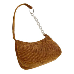 Women Flannel Beach Purse Lady Shoulder Bag