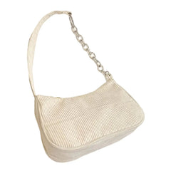 Women Flannel Beach Purse Lady Shoulder Bag