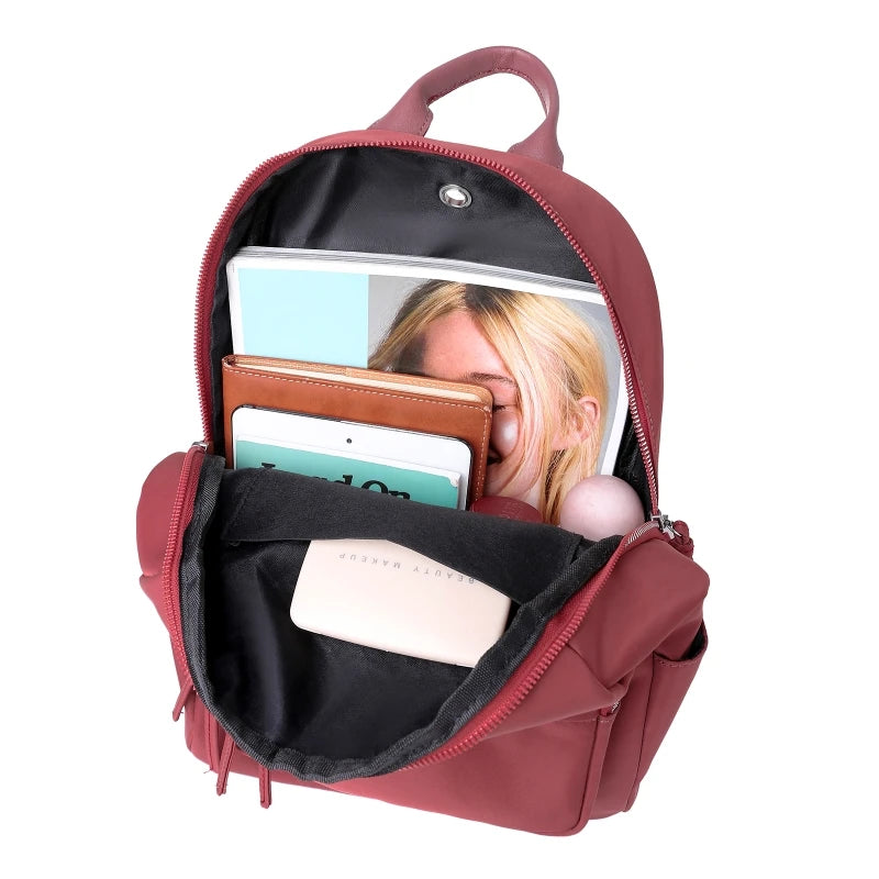 Women Durable Oxford Cloth Backpack Student School Bookbag Teen Girls Casual Tra