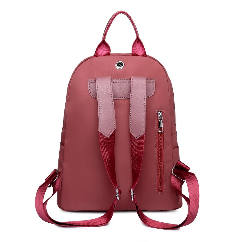 Women Durable Oxford Cloth Backpack Student School Bookbag Teen Girls Casual Tra