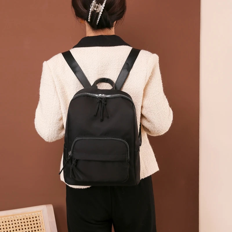 Women Durable Oxford Cloth Backpack Student School Bookbag Teen Girls Casual Tra