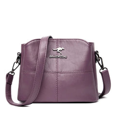Women Embroidery Tote Bag High Leather Ladies Handbags Women Shoulder Bag