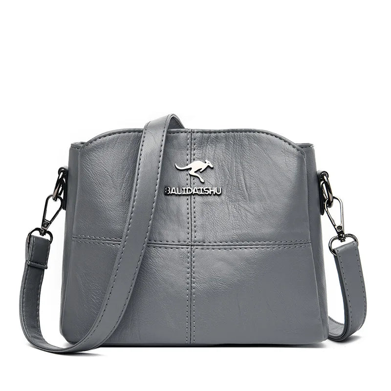 Women Embroidery Tote Bag High Leather Ladies Handbags Women Shoulder Bag