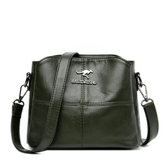Women Embroidery Tote Bag High Leather Ladies Handbags Women Shoulder Bag