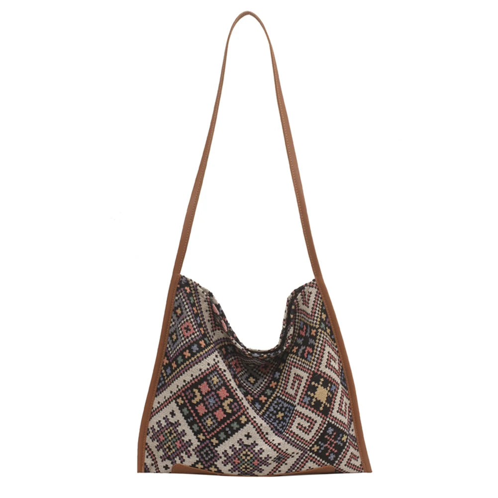 Women Ethnic Style Handbags Portable Shoulder Messenger Crossbody Bags