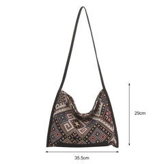 Women Ethnic Style Handbags Portable Shoulder Messenger Crossbody Bags