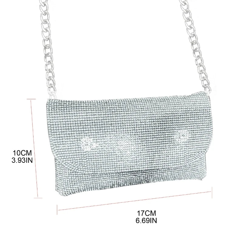 Women Evening Bag Bridal Clutch Party Prom Wedding Handbag