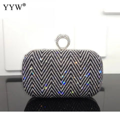 Glitter Party Crossbody Bag Wedding Purse Vintage Clutch