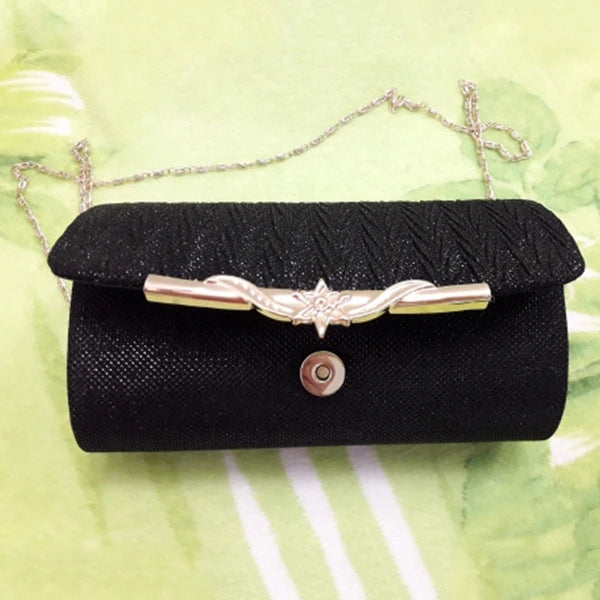 Glitter Evening Bag for Women Girls Wedding Clutch Chain Shoulder Bag