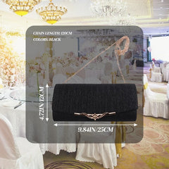 Glitter Evening Bag Party Banquet Handbag Chain Shoulder Bag