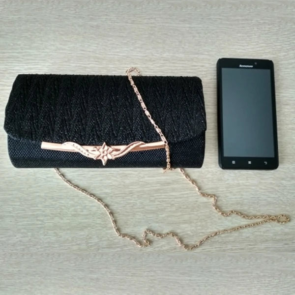 Glitter Evening Bag for Women Girls Wedding Clutch Chain Shoulder Bag