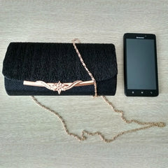 Glitter Evening Bag for Women Girls Wedding Clutch Chain Shoulder Bag